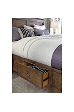 Magnussen Home Bay Creek Bedroom Traditional Media Chest with Two Glass Drop Down Drawers