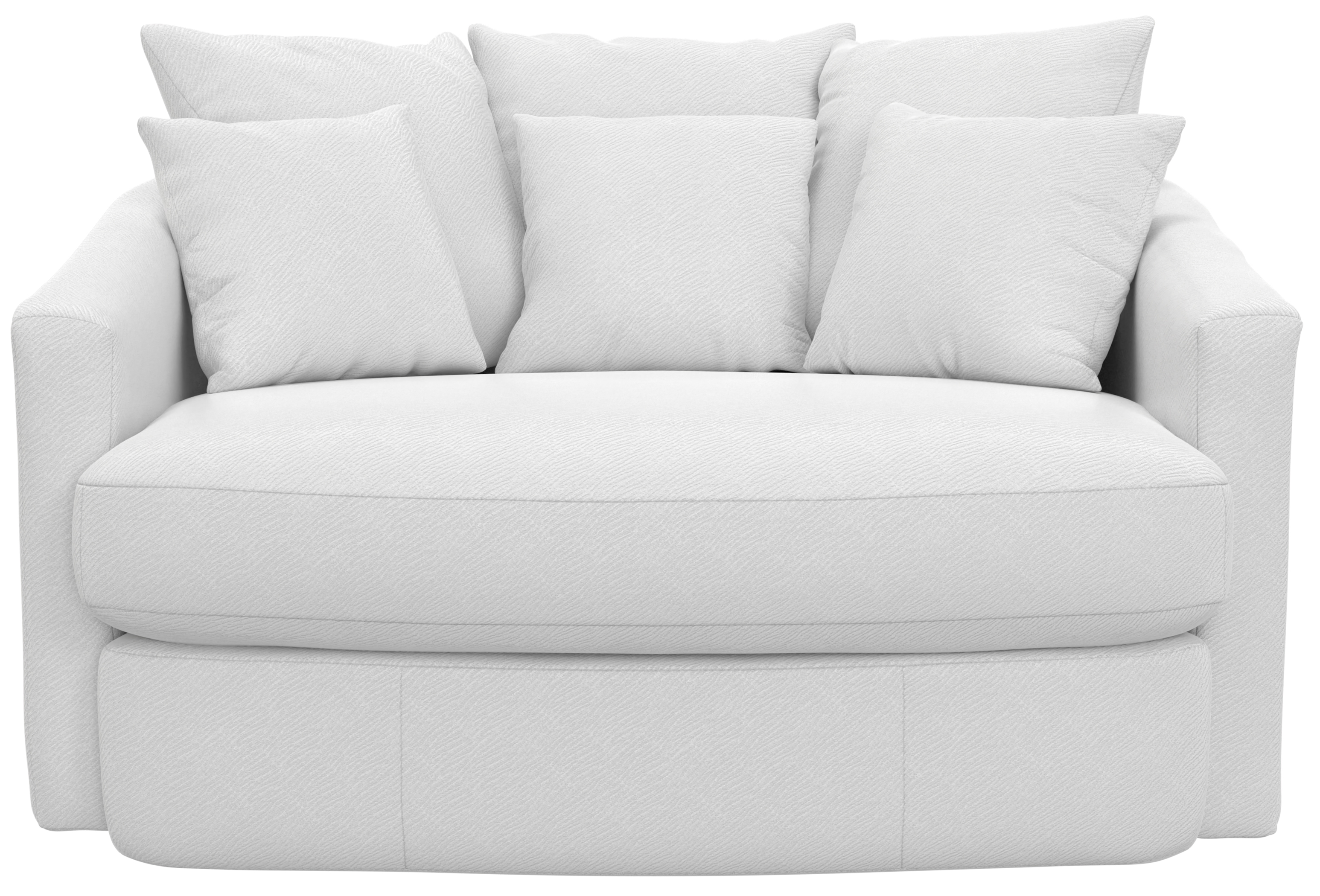 Round Accent Cuddle Chaise