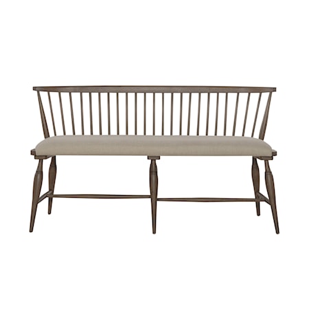 Upholstered Windsor Bench