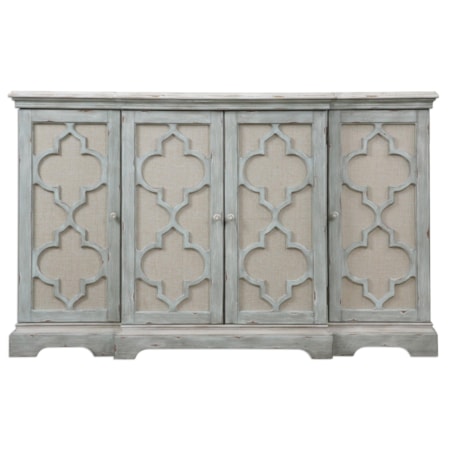 Sophie 4 Door Grey Cabinet