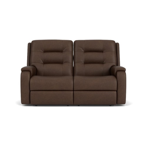 Contemporary Reclining Loveseat