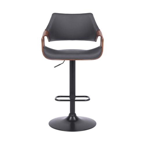 Mid-Century Modern Adjustable Swivel Barstool
