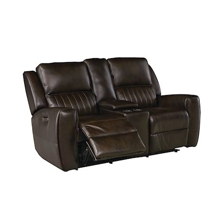 Power Reclining Loveseat with Console