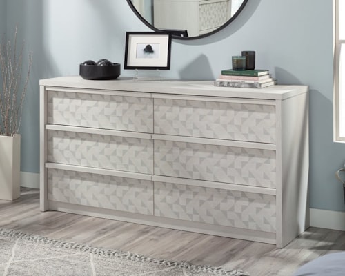 Mid-Century Modern 6-Drawer Dresser