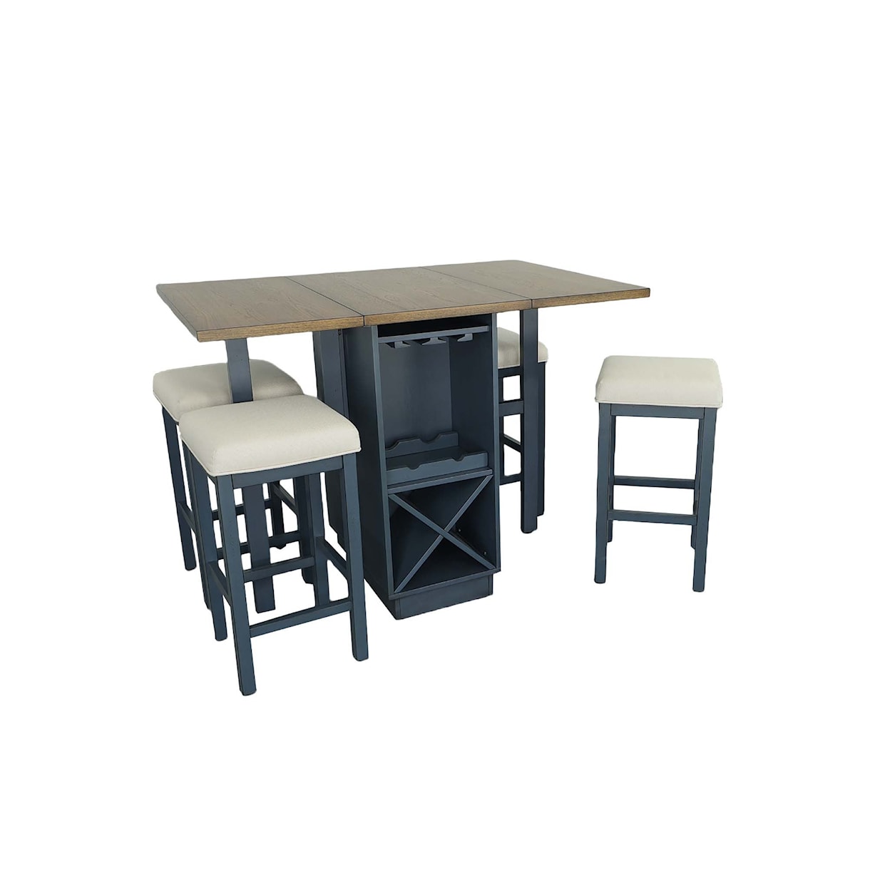 Progressive Furniture Irish Pub Counter-Height Gate Leg Table