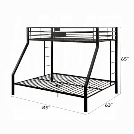 Twin XL Over Queen Bunk Bed