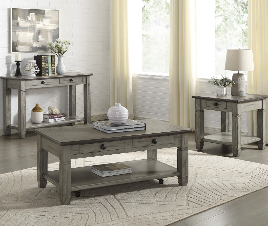 2-Drawer Sofa Table