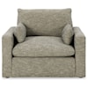 Ashley Furniture Benchcraft Dramatic Oversized Chair and Ottoman