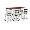 Ashley Furniture Signature Design Valebeck 7-Piece Counter Table Set