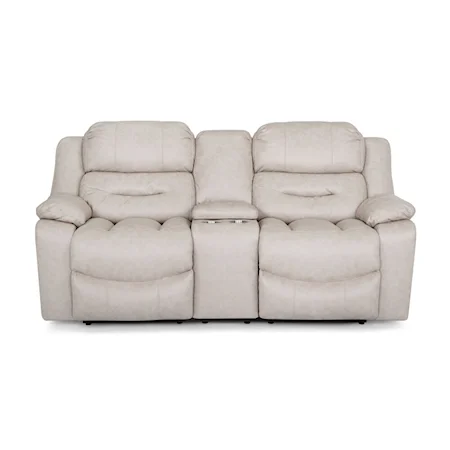 Casual Power Reclining Loveseat w/Integrated USB Port