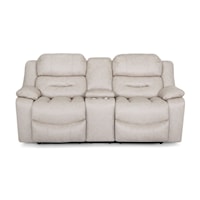 Casual Power Reclining Loveseat w/Integrated USB Port