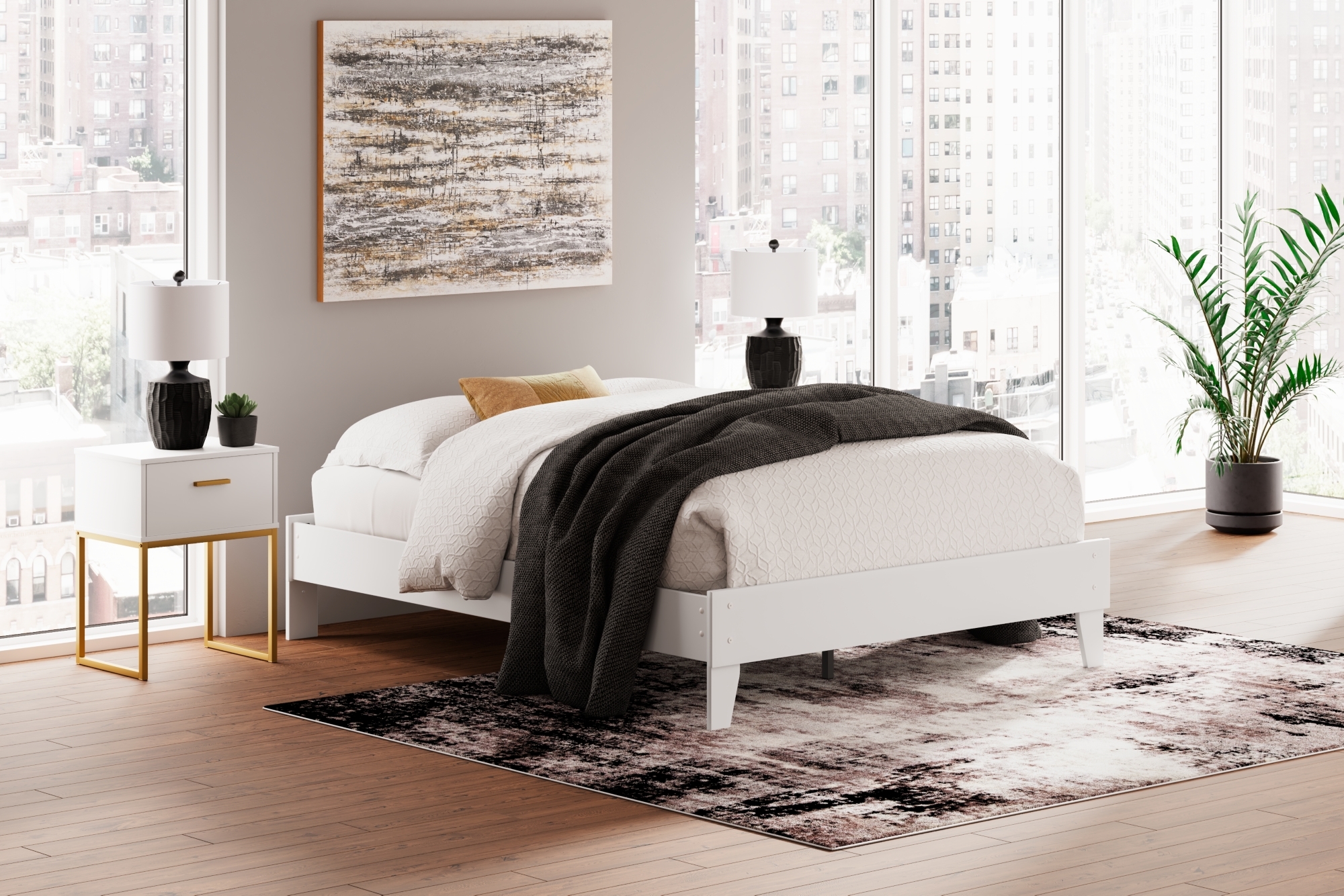 Queen Platform Bed