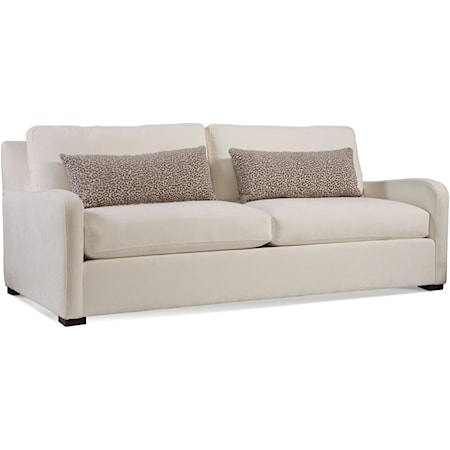 Sofa with Block Legs