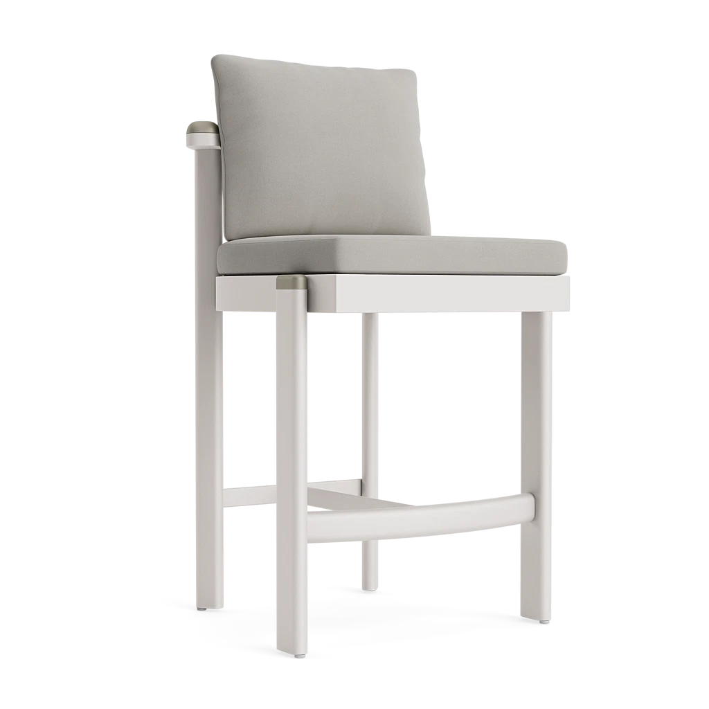 Cushioned Fixed Barstool