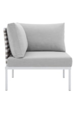 Modway Harmony 4-Piece  Sunbrella® Outdoor Patio Aluminum Seating Set