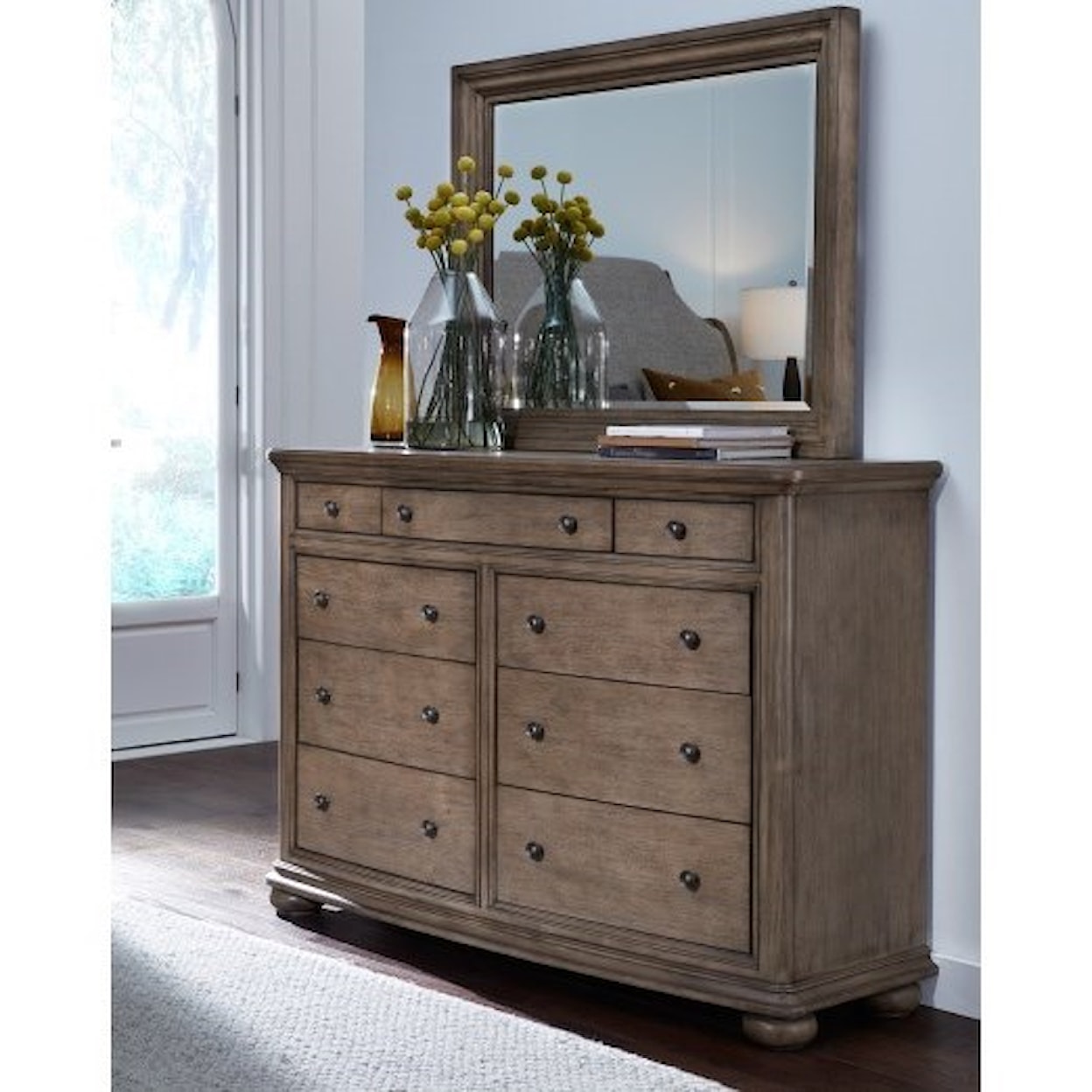 Legacy Classic Camden Heights Dresser and Mirror Set