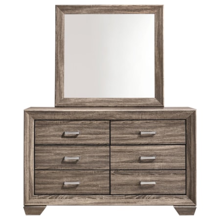 6-drawer Dresser w/ Mirror