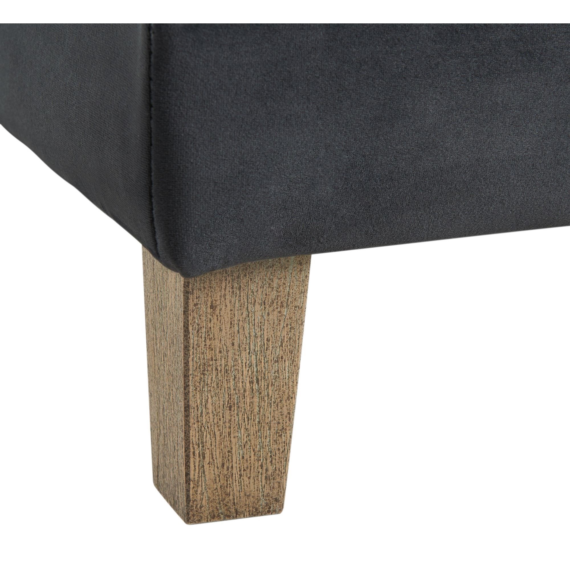 Elements International Crosby- Tufted Storage Ottoman