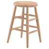 John Thomas SELECT Dining Room 24" Scoop Seat Stool