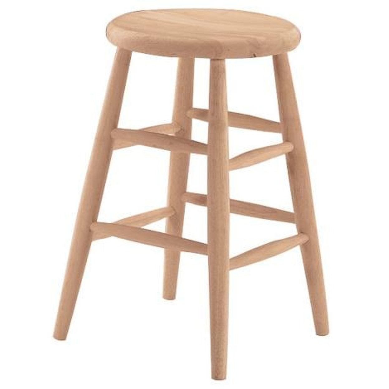 John Thomas SELECT Dining Room 24" Scoop Seat Stool