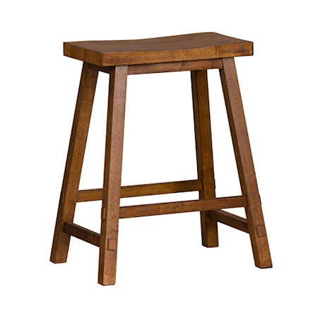 24 Inch Sawhorse Counter Height Stool