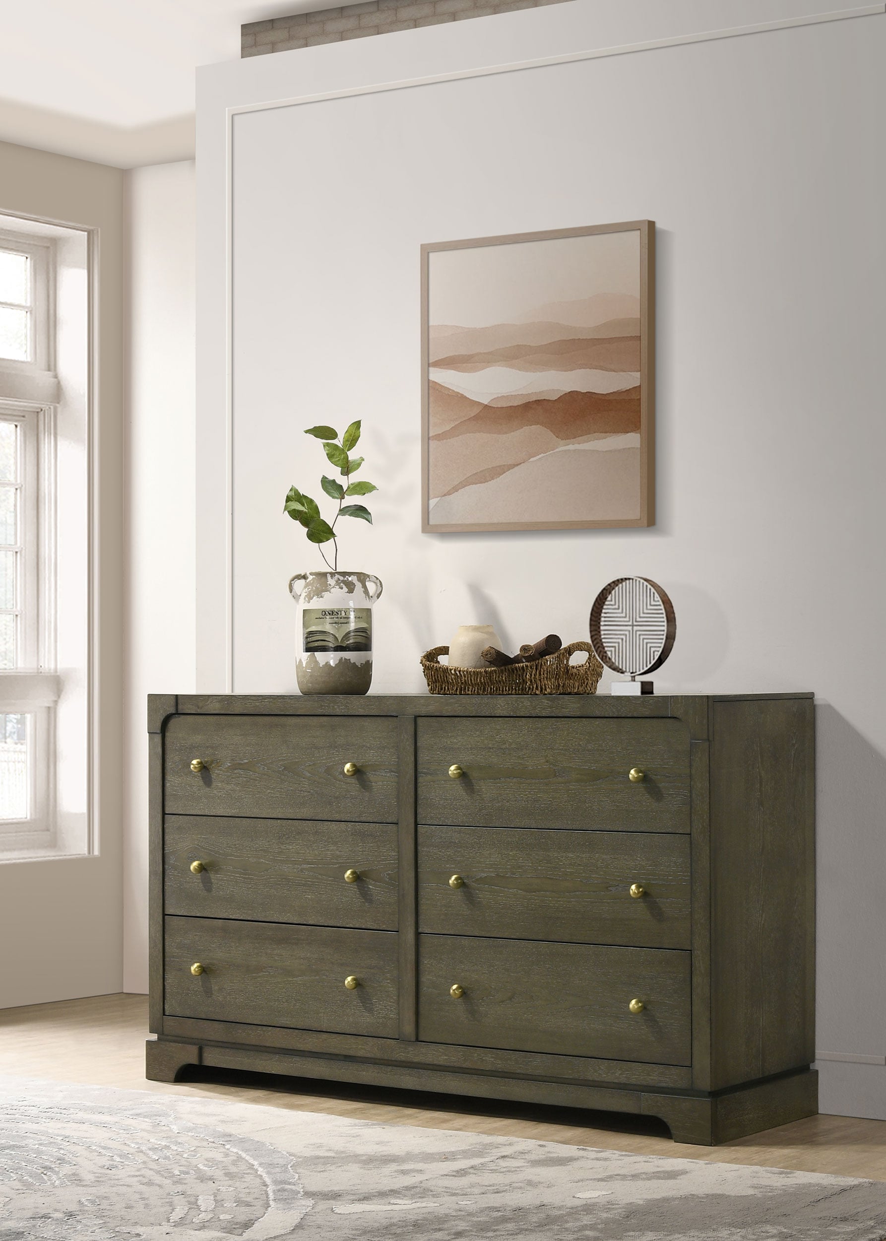 Gran Park 6-drawer Dresser Cabinet