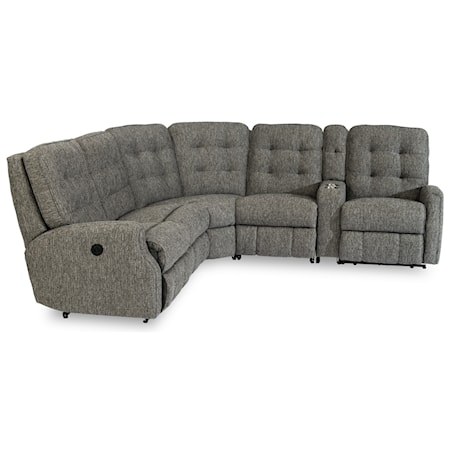 6-Piece Power Reclining Headrest Sectional