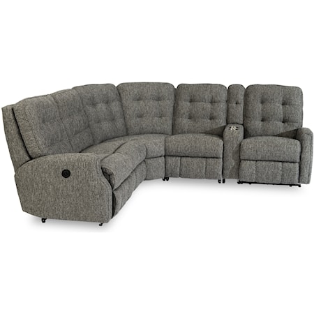 6-Piece Power Reclining Headrest Sectional