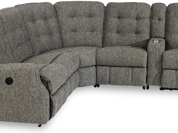 6-Piece Power Reclining Headrest Sectional