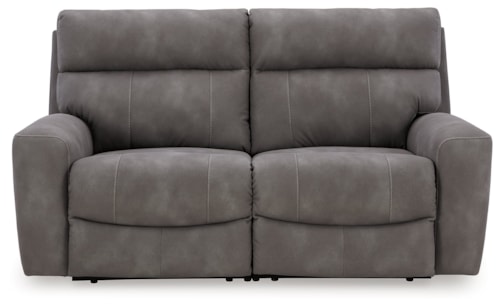 2-Piece Power Reclining Sectional Loveseat