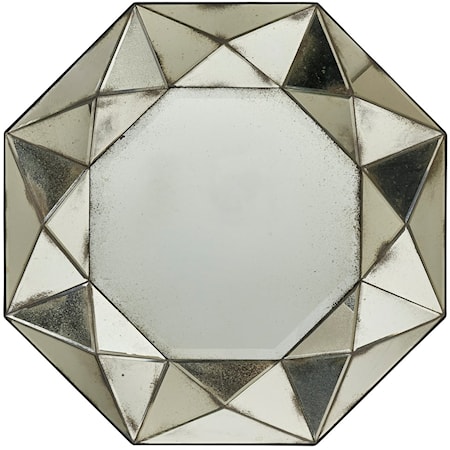 Tawny Octagonal Mirror