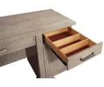 Birch Home Platinum Desk and Hutch