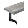 Moe's Home Collection Bent Bent Bench Small Weathered Grey