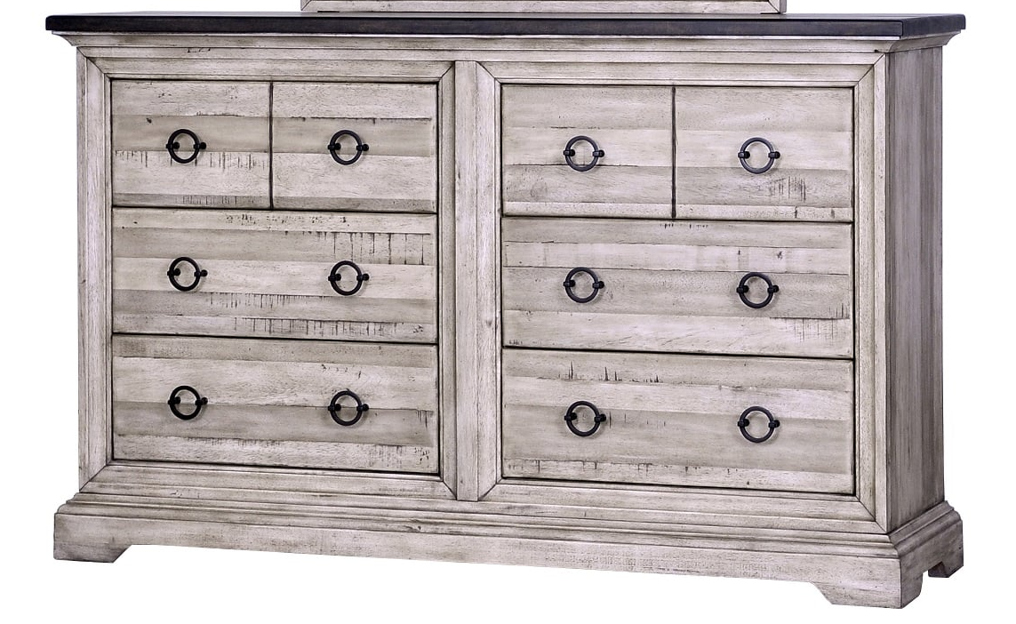 Napa Furniture Design Carmel 21112C Rustic Farmhouse 6Drawer Dresser