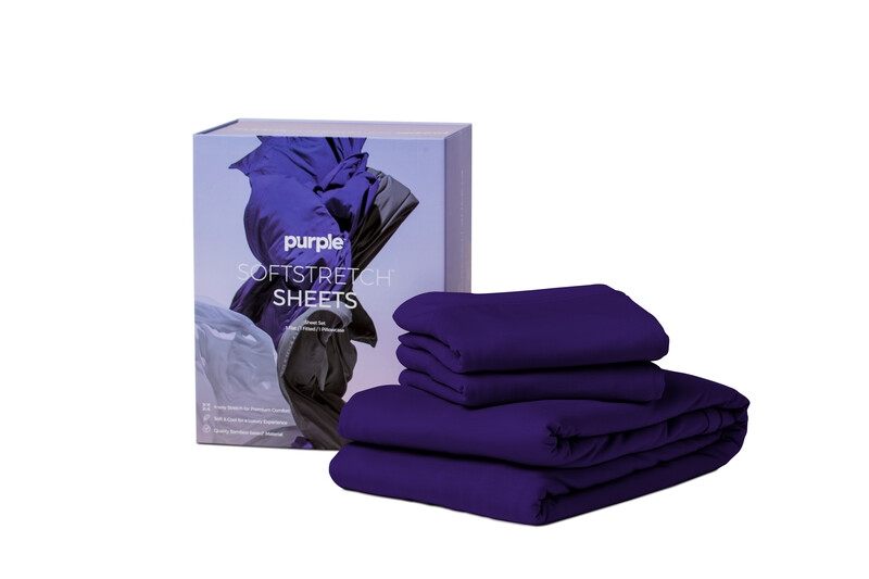 Queen SoftStretch Sheets Purple