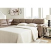 Signature Design Navi 2-Piece Sectional w/ Sleeper and Chaise