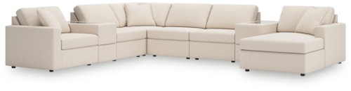 8-Piece Sectional With Chaise