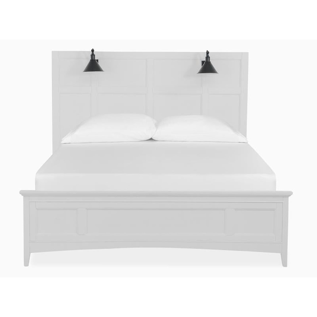 Magnussen Home Heron Cove Bedroom King Lamp Panel Bed