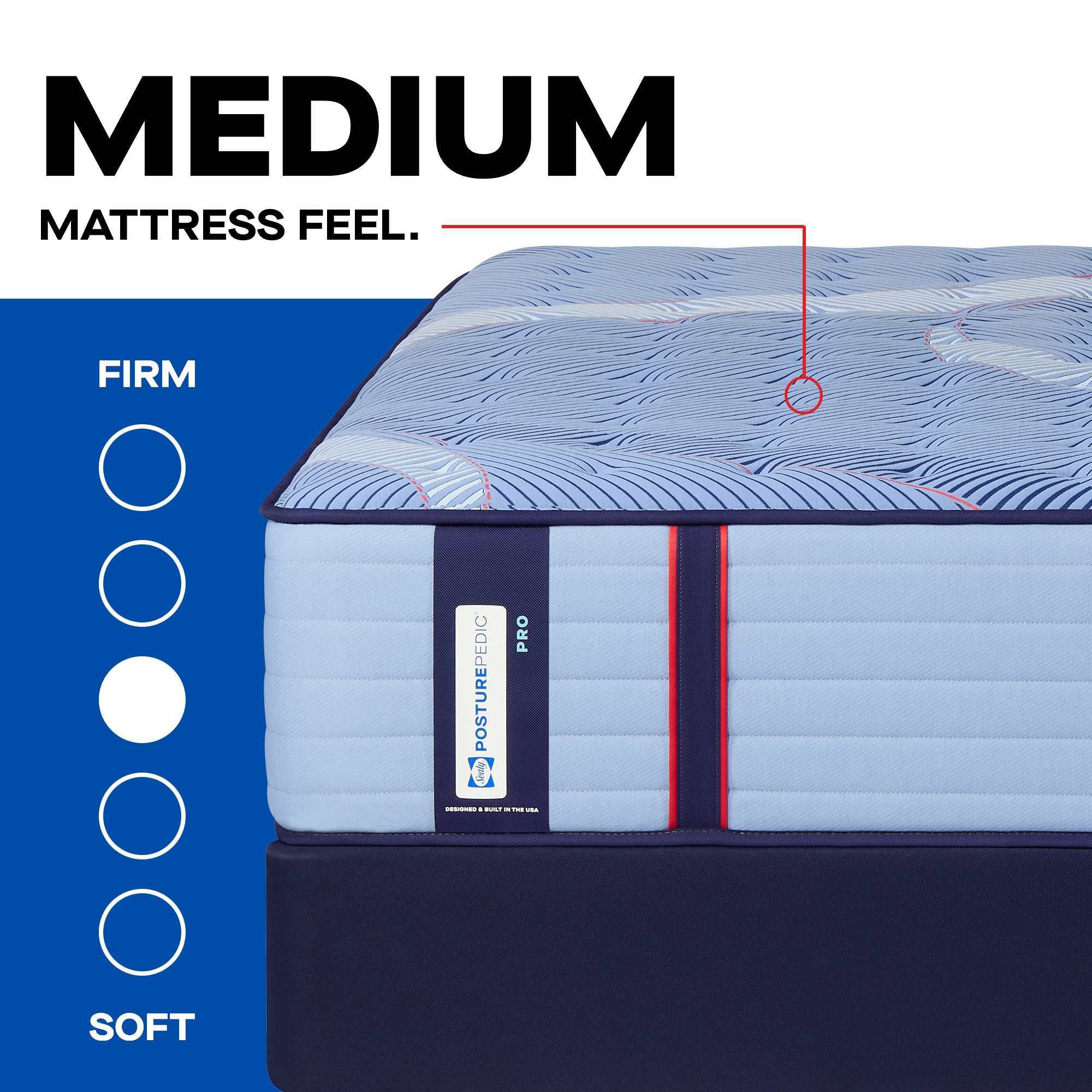 Sealy Posturepedic® Pro Oldham Oldham Tight Top Medium Full