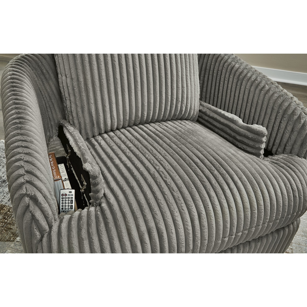 Signature Design by Ashley Tie-Breaker Swivel Glider Recliner