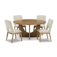 5-Piece Round Dining Set