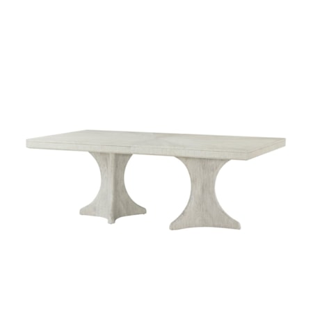 Double Pedestal Dining Table