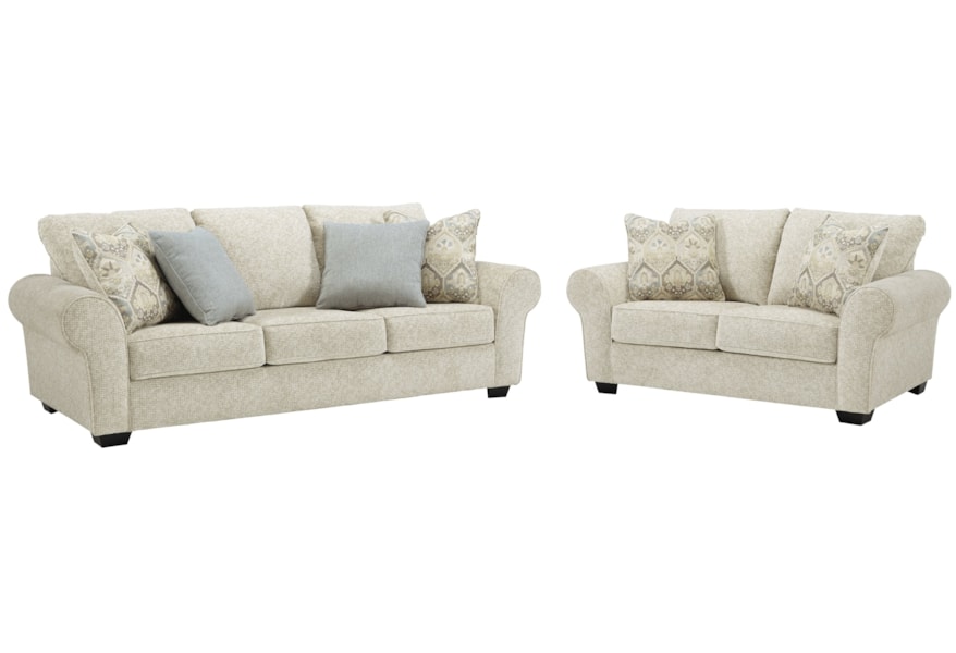 Benchcraft Haisley Sofa and Loveseat Johnny Janosik Stationary