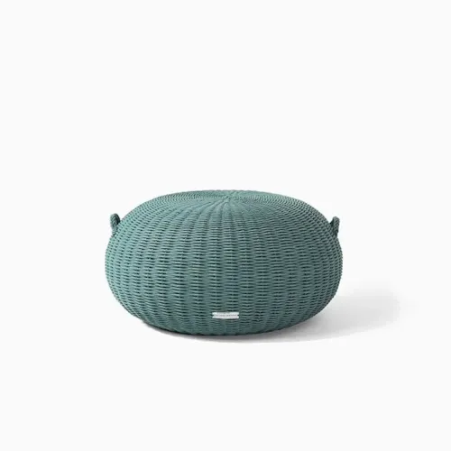 Juno 29" Round Woven Pouf