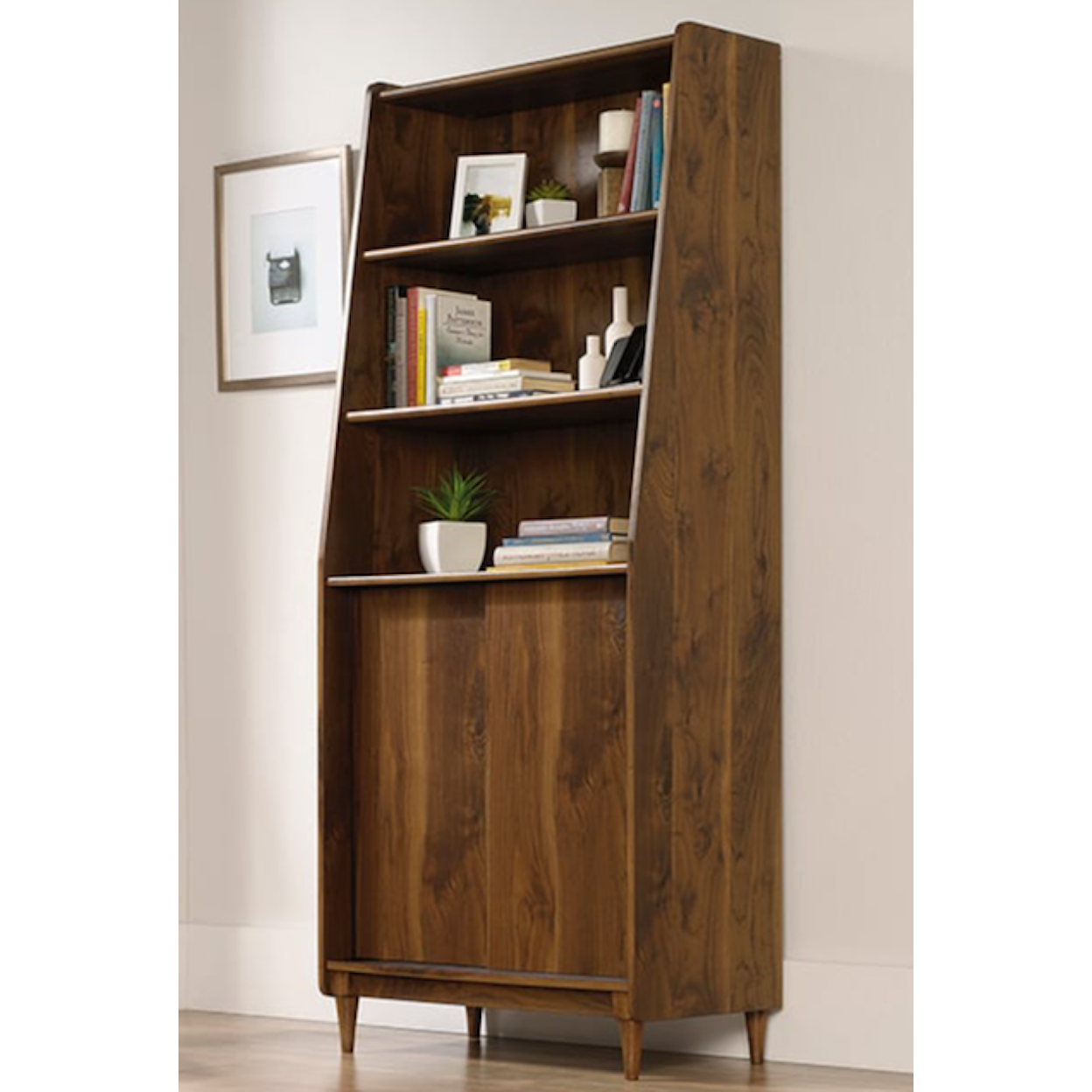 Sauder HARVEY PARK Harvey Park Wide Bookcase