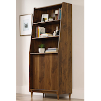 Mid-Century Modern Bookcase with Concealed Storage