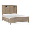 Magnussen Home Paxton Place Bedroom King Lamp Panel Bed