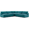 Modway Commix 5 Piece Sectional Sofa Set