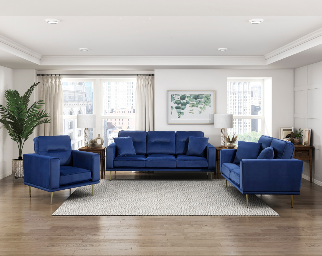 Homelegance Violetta Stationary Loveseat