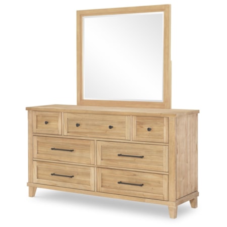 Dresser and Mirror